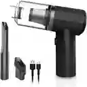 Mini Aspiradora Recargable Usb Portátil 2 En 1 Coche Y Casa Negro