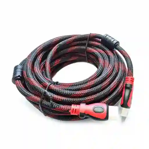 Cable Hdmi 15 Metros Doble Filtro Mallado Punta Dorada