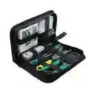 Kit Estuche 10 En 1 Ponchadora Rj45 + Tester Red + Pelacable