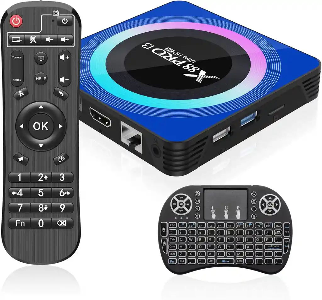 Tv Box 8k Android 13 Quad Core 4gb Ram 32gb Rom Wifi6 Bt 5.0