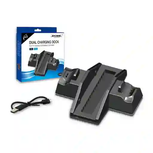 Base De Carga Dual Para Ps4 Y Ps4 Pro