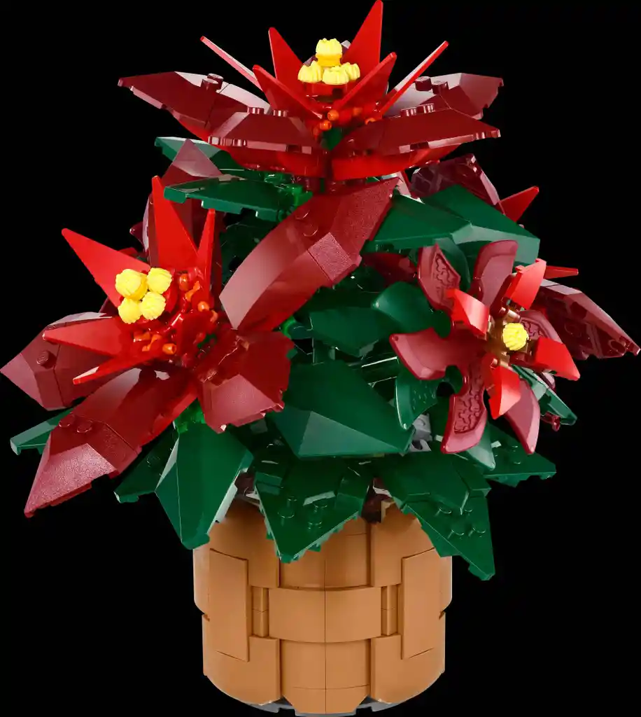 Juego De Construcción Lego 608 Piezas Flor De Pascua Adultos