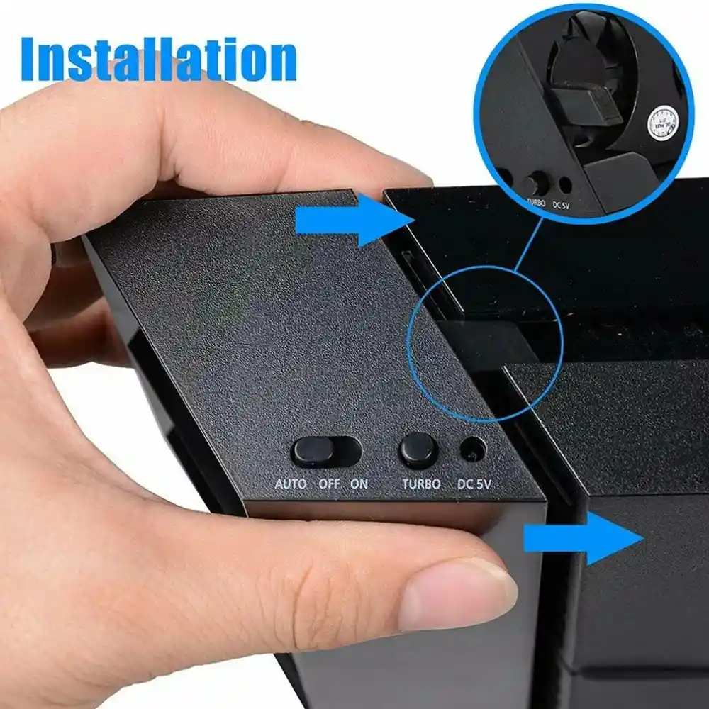Refrigeración Usb Compatible Con Ps4, Control De Temperatura