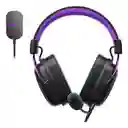 Diadema Gamer Havit Hd2002c+u Usb 7.1 Sonido De Alta Fidelidad (morado Y Negro)