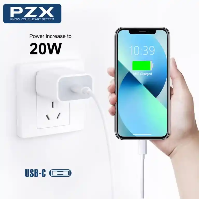 Cargador Iphone Usb-c 20w Pzx P39