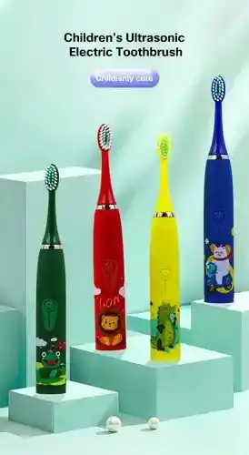 Cepillo De Dientes Eléctrico Para Niños 6 Cabezales