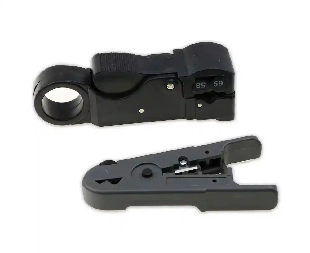 Kit Estuche 10 En 1 Ponchadora Rj45 + Tester Red + Pelacable