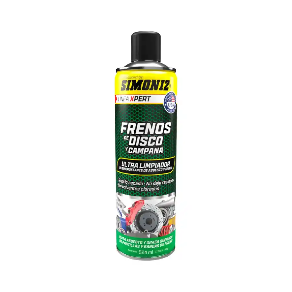Ultra Limpiador Frenos De Disco Campana Simoniz - 524ml