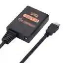 Splitter Hdmi 1x2 Con Cable Hdmi 4k, 3d + Cable Alimentación