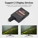 Splitter Hdmi 1x2 Con Cable Hdmi 4k, 3d + Cable Alimentación