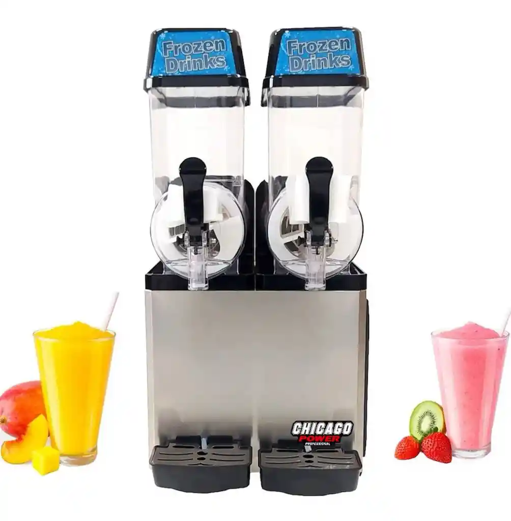 Maquina Granizadora Industrial 12 Litros X 2 Tanques Chicago Power