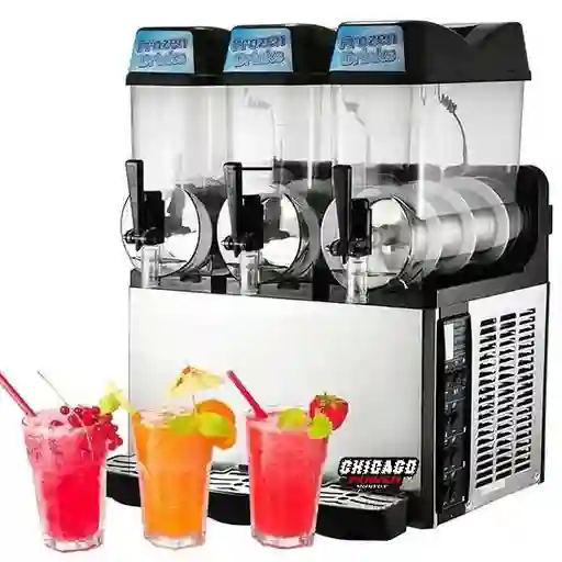 Máquina Granizadora 12 Litros X3 Tanques Chicago Power