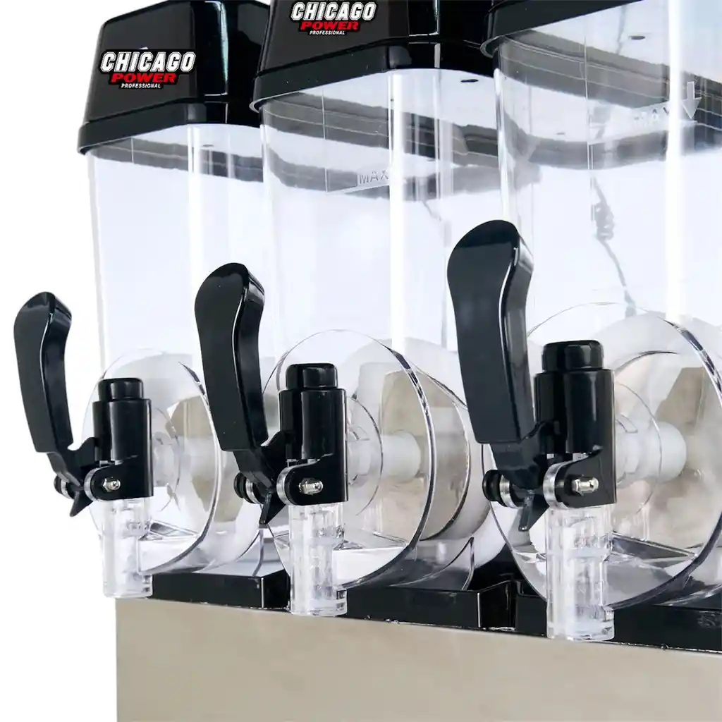 Máquina Granizadora 12 Litros X3 Tanques Chicago Power
