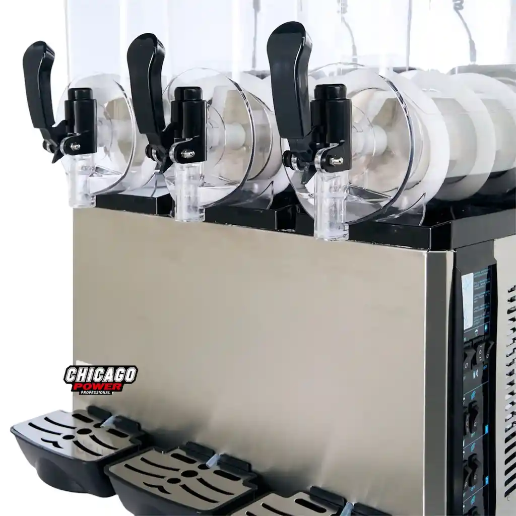 Máquina Granizadora 12 Litros X3 Tanques Chicago Power