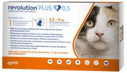 Antipulgas Gatos Pipeta Contra Pulgas Y Garrapatas Para Gatos 2 A 5 Kg Revolution Plus