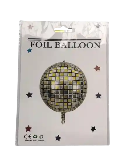 Globo Metalizado Bola Disco 4 D