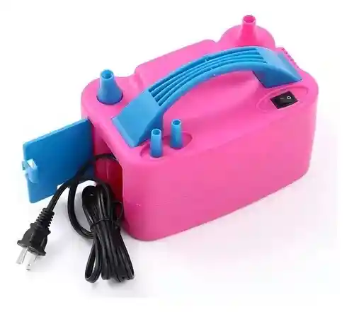 Inflador Globos Portátil Eléctrico Doble Boquilla - Bomba De Aire