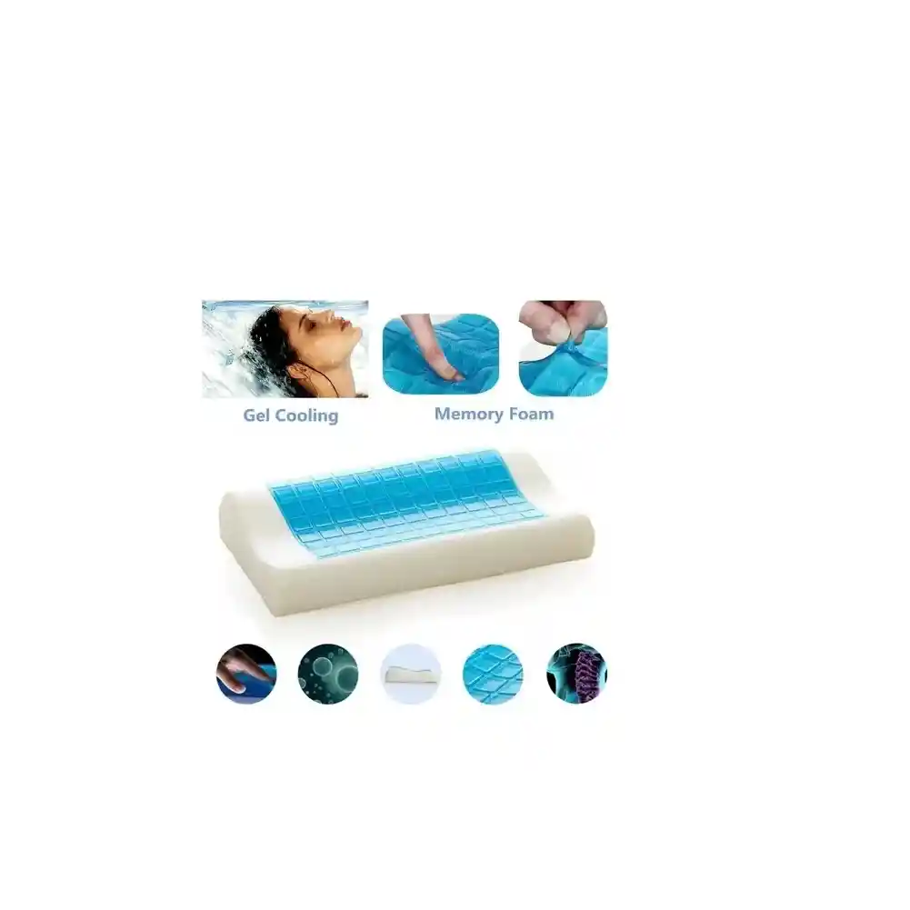 Goldsun Luxury Almohada De Gel Ortopédica Memory Pillow Refrescante