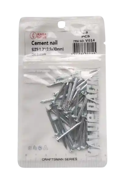 Clavos Puntillas De 2.5 X 30 Mm Para Cemento
