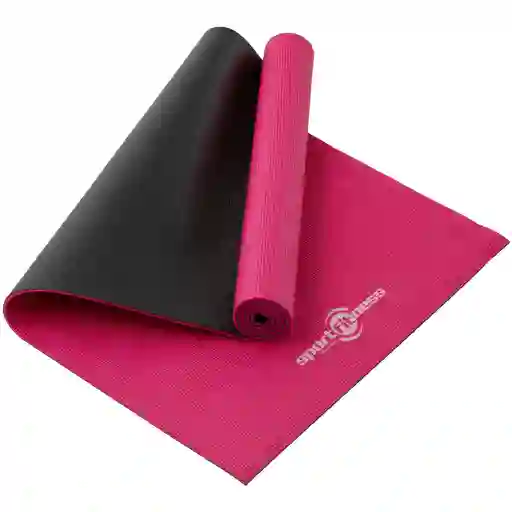Colchoneta Para Yoga Doble Faz Rosada