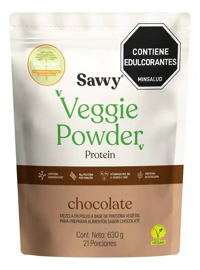 Proteína Vegetal Savvy Chocolate 630g