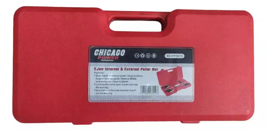 Kit Extractor Rodamientos Interno Y Externo 5pc Profesional
