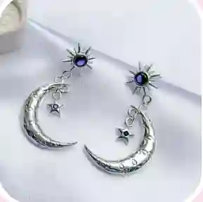 Aretes Sol Y Luna