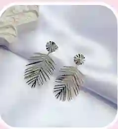 Aretes Hojas