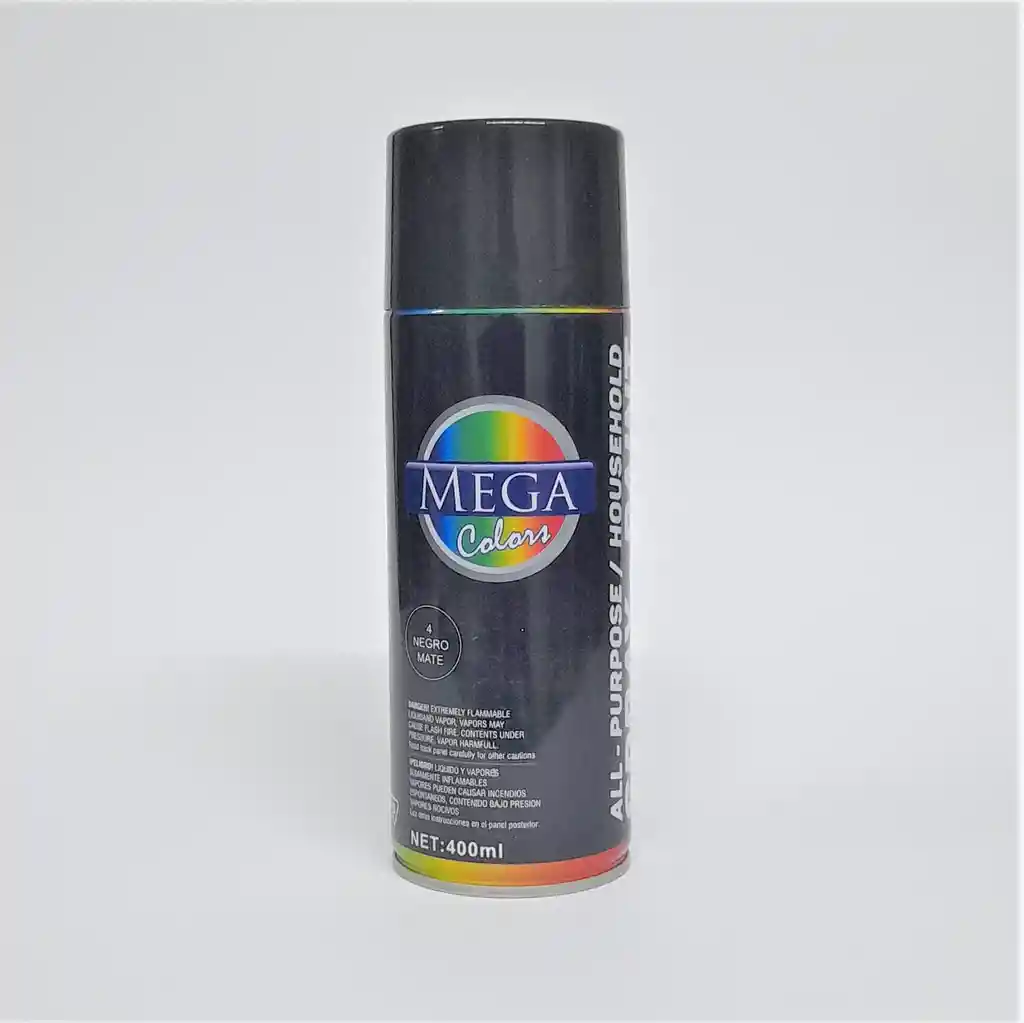 Pintura En Aerosol / Negro Mate