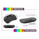 Mini Teclado Inalambrico Mouse Smart Tv Ps3 Pc Noga Xbox Color Negro