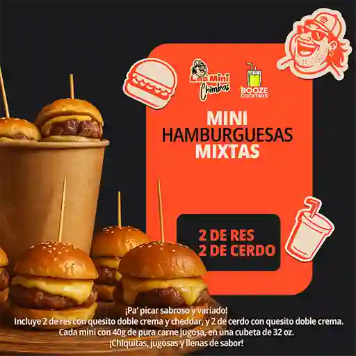 Mini Hamburguesas Mixas