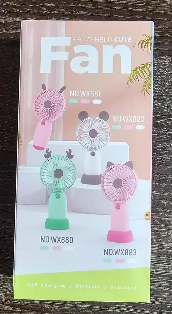 Mini Ventilador Portable Fan Con Base