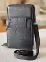 Bolso Bandolero Tipo Billetera Pequeño Con Diseño Cruzado Para Teléfono Tres Compartimiento Mas Tarjetero