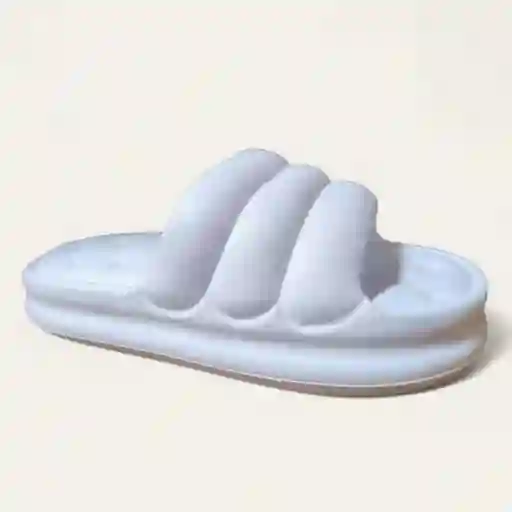 Chanclas Blancas Para Dama 40