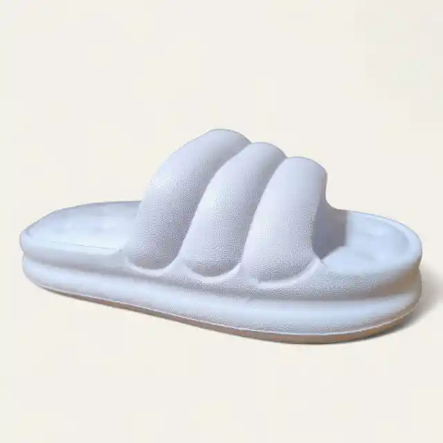 Chanclas Blancas Para Dama 40