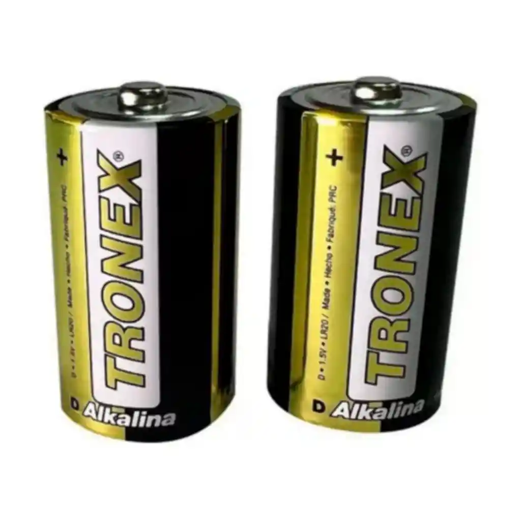 Pilas Alkalina Tronex D Grande 1.5 V Pack De 2 Unidades