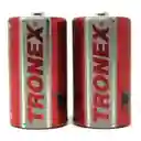 1 Par Pilas Tipo D Tronex Bulk Manganeso 1.5v R20