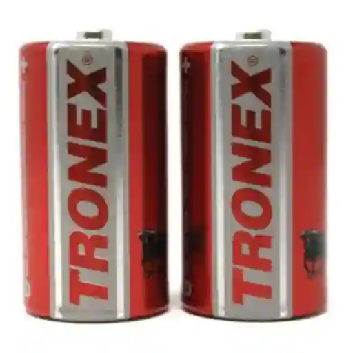 1 Par Pilas Tipo D Tronex Bulk Manganeso 1.5v R20