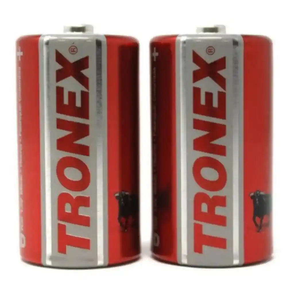 1 Par Pilas Tipo D Tronex Bulk Manganeso 1.5v R20