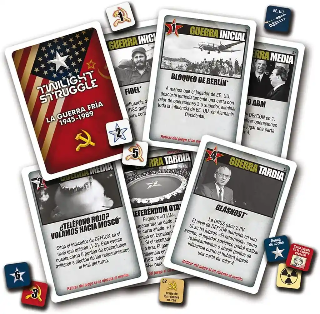 Juego De Mesa Estrategia La Guerra Fría Devir Para Adultos