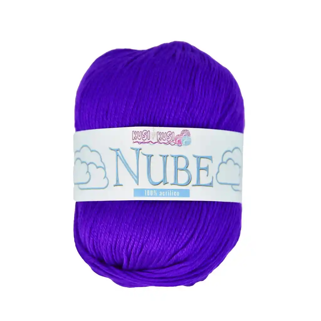 Lana Bordado Nube Hilo Para Tejer Kusi Kusi Morado 025