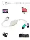 Convertidor De Usb A Ps2 Teclado Y Mouse Antiguos