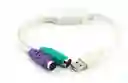 Convertidor De Usb A Ps2 Teclado Y Mouse Antiguos