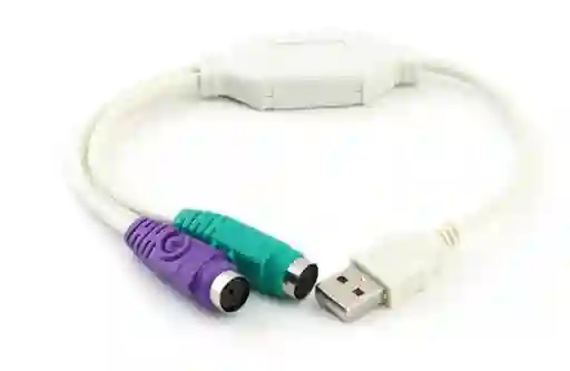 Convertidor De Usb A Ps2 Teclado Y Mouse Antiguos