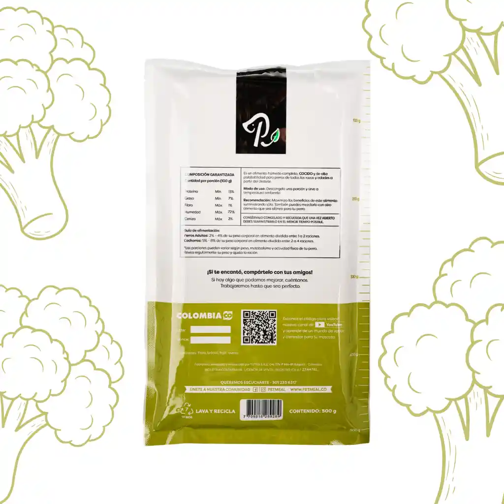 Petmeal Dieta Cocida Natural Perros - Vita C Pollo