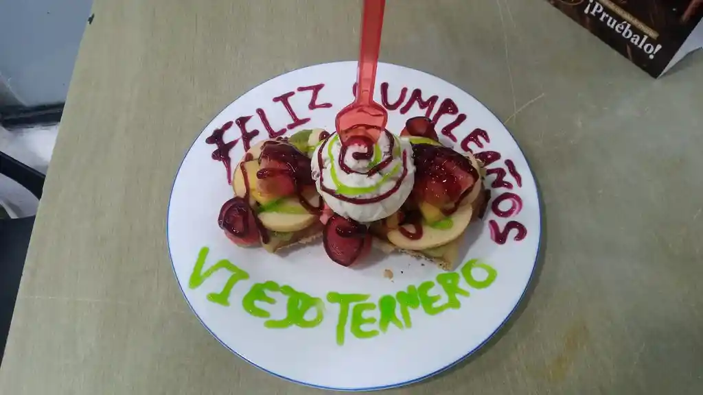 Waffle Helado