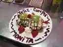 Waffle Queso Frutal