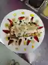 Waffle Queso Frutal