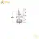 Dije Religioso Cruz De Caravaca 30mm En Plata De Ley Legítima 925 Unisex