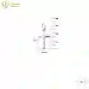 Dije Cristo Crucificado En Plata De Ley 925 Legítima Unisex 23mm